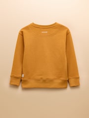 Amarillo - Sudadera de cuello redondo para niños Sundaze de Joules - Imagen 2 de 5
