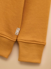 Amarillo - Sudadera de cuello redondo para niños Sundaze de Joules - Imagen 4 de 5