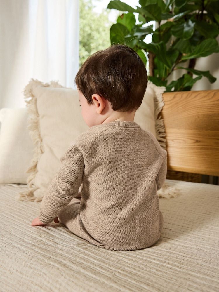 Neutral Knitted Jumper and Leggings Baby Set (0mths-2yrs) - Image 2 of 13