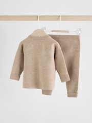 Neutral Knitted Jumper and Leggings Baby Set (0mths-2yrs) - Image 5 of 13
