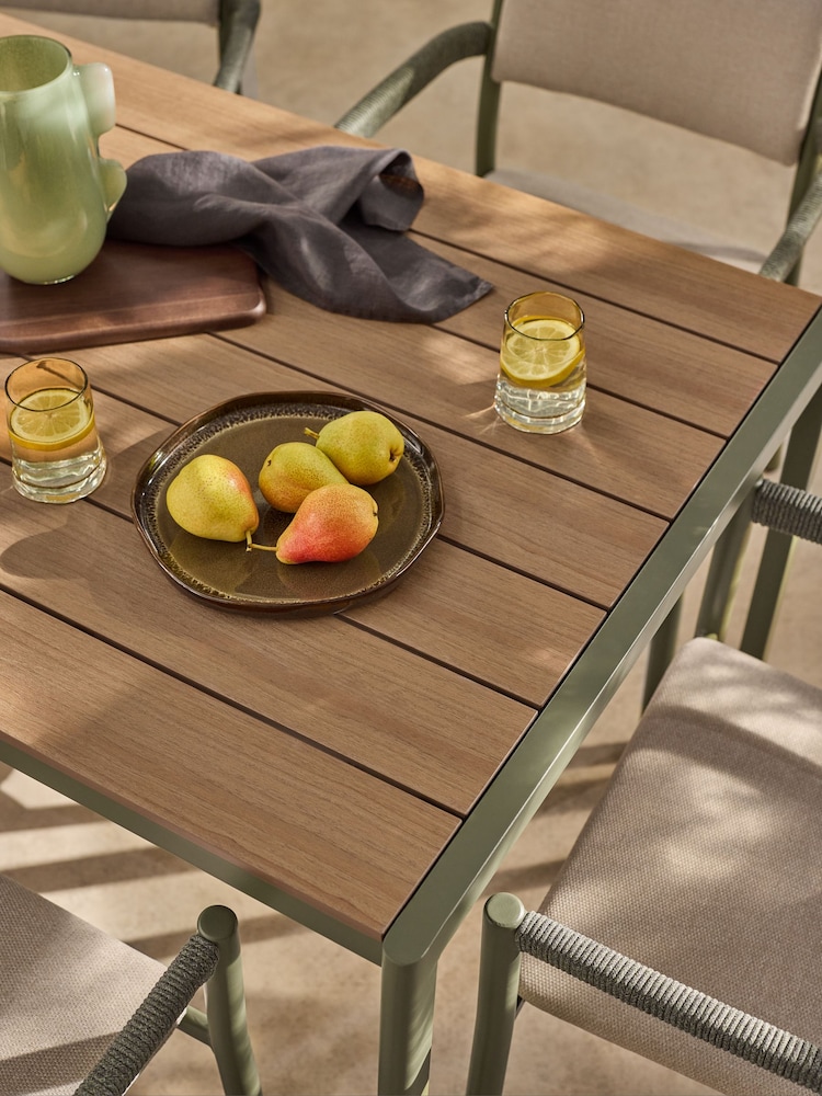 MADE.COM Green Estelle 6 Seater Dining Set - Image 2 of 6 MADE.COM Green Estelle 6 Seater Dining Set - Image 2 of 6