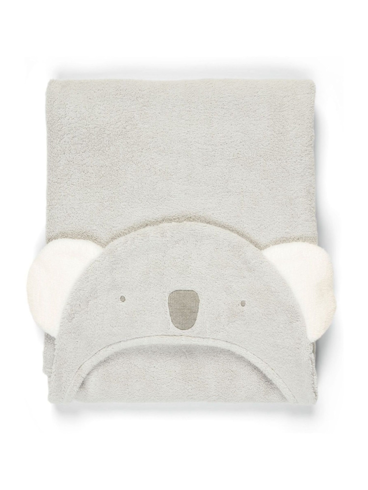 Mamas & Papas Koala 2021 Hooded 100% Cotton Towel - Image 3 of 3