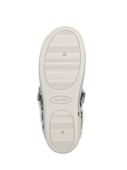 Pavers Grey Warm Lined Memory Foam Slippers - Image 5 of 5