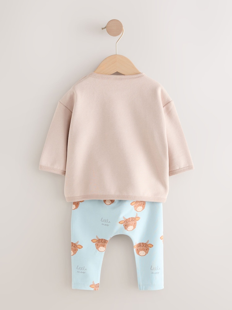 Blue Hamish - Baby Sweat Top and Leggings Set (0mths-3yrs) - Slika 2 iz 4 Blue Hamish - Baby Sweat Top and Leggings Set (0mths-3yrs) - Slika 2 iz 4