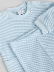 Blau - Baby 100% Cotton Top and Joggers 2 Piece Set (0mths-2yrs) - Bild 12 von 14