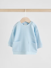 Blau - Baby 100% Cotton Top and Joggers 2 Piece Set (0mths-2yrs) - Bild 7 von 14