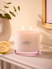 Collection Luxe Antigua Sunset Hibiscus & Guava 2 Wick Candle - Image 1 of 5
