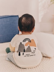 Mineral Scene Baby Sweatshirt and Cord Trousers Set (0mths-2yrs) - Image 2 of 3