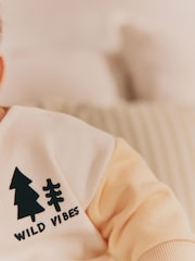 Mineral Scene Baby Sweatshirt and Cord Trousers Set (0mths-2yrs) - Image 3 of 3