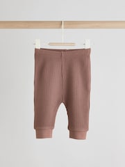 Schokoladenbraun - Baby 100% Cotton Top and Joggers 2 Piece Set (0mths-2yrs) - Bild 3 von 11