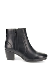 Pavers Red Leather Ankle Boots - Image 1 of 5