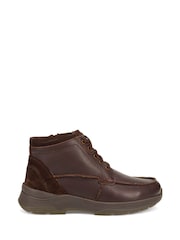 Pavers Brown Ultra Wide Leather Boots - Image 1 of 5