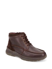 Pavers Brown Ultra Wide Leather Boots - Image 2 of 5