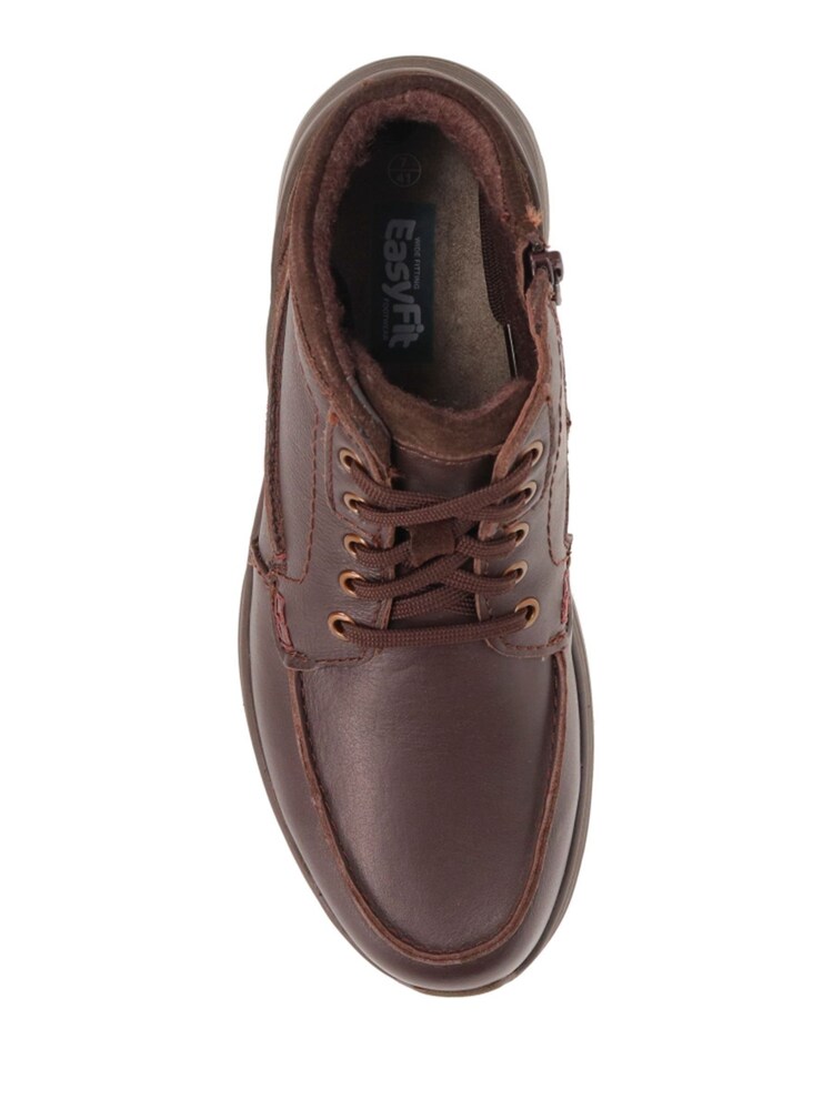 Pavers Brown Ultra Wide Leather Boots - Image 4 of 5