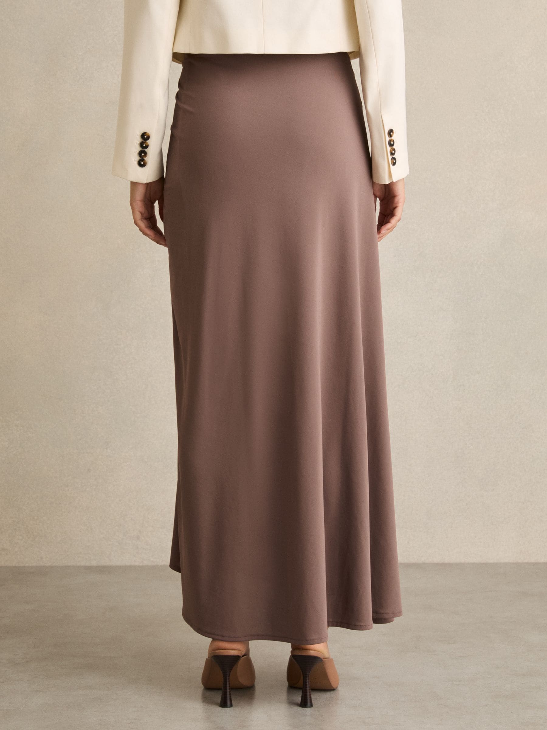 【海外限定】REISS☆スカートMink Aurelie Ruched Midi Skirt Buy Reiss Mink Aurelie Ruched Midi Skirt from Next USA