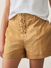 Reiss Clement Cotton Lace-Up Shorts - Imagem 3 de 4