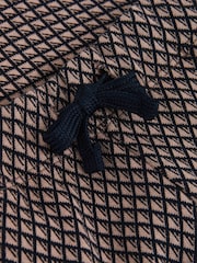 Reiss Ernie shorts van katoenmix met geometrische jacquard - Image 4 of 4
