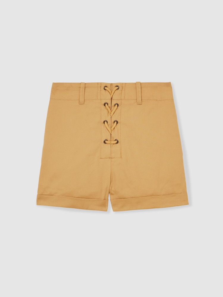 Reiss Clement Cotton Lace-Up Shorts - Imagen 2 de 4