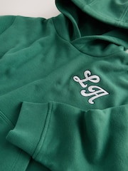 Green Plain Jersey Hoodie (3-16yrs) - Image 6 of 8