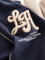Navy Graphic Print Bomber Jacket (3-16yrs) - Image 11 of 12