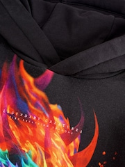 Black Dragon Older Boys Graphic Print Cross-Over Hoodie (3-16yrs) - Image 7 of 11