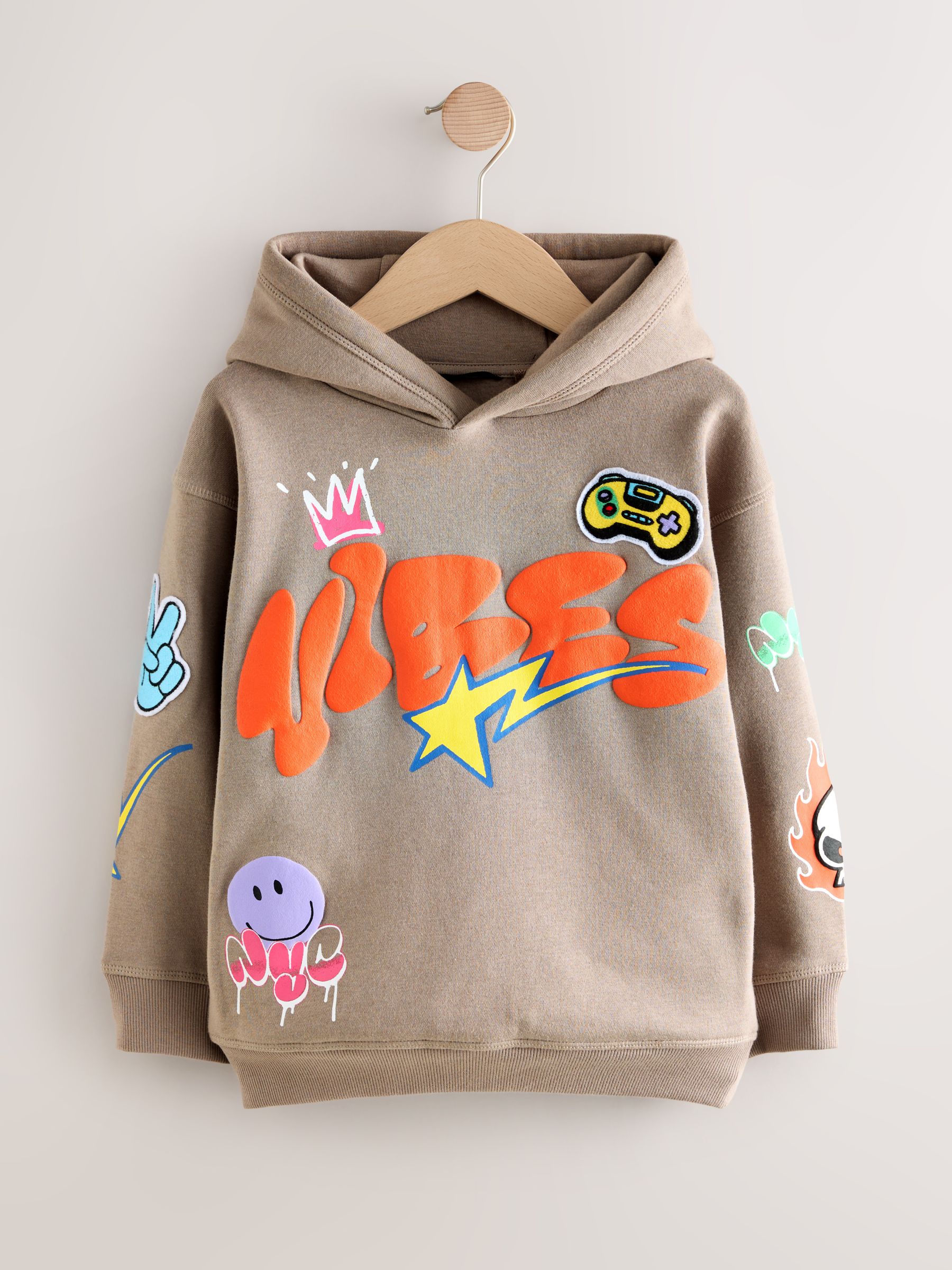 氣志團ちゃん HOODIE 「BOY'S COLOR」 パーカー Lサイズ Buy Stone Vibes Older Boys Graphic Print Hoodie (3-16yrs) from
