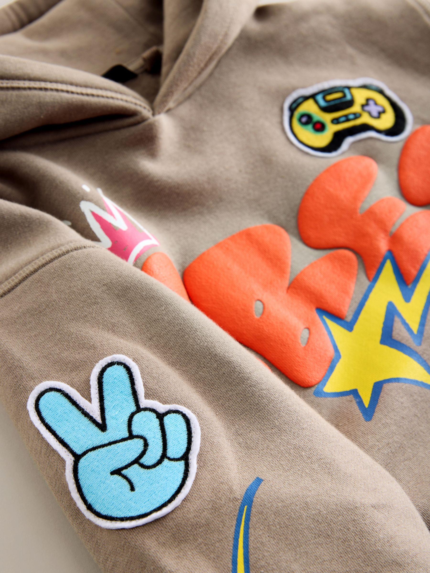 Buy Stone Vibes Older Boys Graphic Print Hoodie (3-16yrs) from