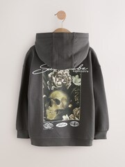 Charcoal Grey Hoodie Subscribe (3-16yrs) - Image 2 of 5