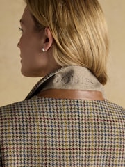 Joules Hackmore Grey Check Relaxed Fit Tweed Blazer - Image 10 of 12