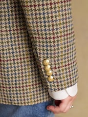 Joules Hackmore Grey Check Relaxed Fit Tweed Blazer - Image 9 of 12