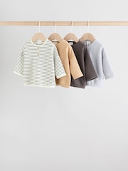 Rayas monocromáticas - Baby Long Sleeve T-Shirts 4 Pack (0mths-2yrs) - Imagen 1 de 14