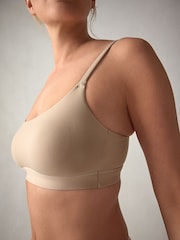 self. Fair Taupe Nude V-Neck Bra - Image 5 of 5