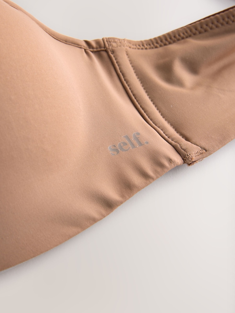 self. Mocha Nude Lightly Lined Strapless Multiway Bra - Image 11 of 11