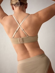 self. Fair Taupe Nude Lightly Lined Strapless Multiway Bra - Image 6 of 11