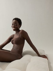self. Bitter Chocolate Nude Lightly Lined Strapless Multiway Bra - Image 3 of 10