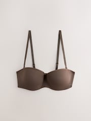 self. Bitter Chocolate Nude Lightly Lined Strapless Multiway Bra - Image 7 of 10