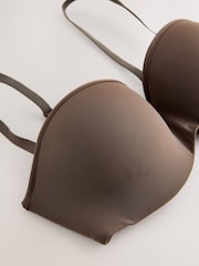self. Bitter Chocolate Nude Lightly Lined Strapless Multiway Bra - Image 8 of 10