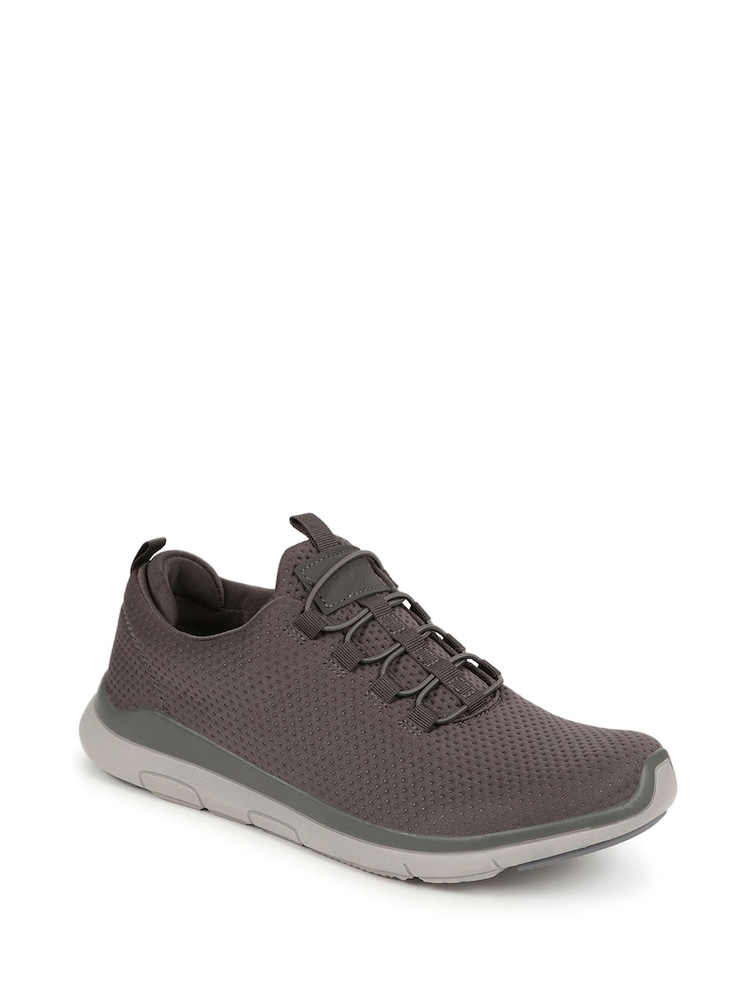 Pavers Grey Bungee Lace Trainers - Image 2 of 5