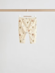 Khaki/Tan Hello Bear Tops and Leggings 6 Piece Baby Set (0mths-3yrs) - Image 10 of 17