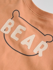 Khaki/Tan Hello Bear Tops and Leggings 6 Piece Baby Set (0mths-3yrs) - Image 13 of 17