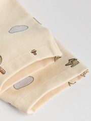 Khaki/Tan Hello Bear Tops and Leggings 6 Piece Baby Set (0mths-3yrs) - Image 17 of 17