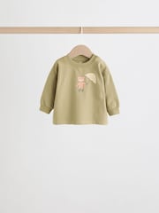 Khaki/Tan Hello Bear Tops and Leggings 6 Piece Baby Set (0mths-3yrs) - Image 2 of 17