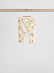 Khaki/Tan Hello Bear Tops and Leggings 6 Piece Baby Set (0mths-3yrs) - Image 3 of 17