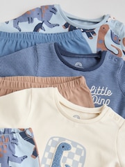 Blue Dino Tops and Leggings 6 Piece Baby Set (0mths-3yrs) - Image 12 of 18