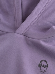 Purple Skull Sign Off Hoodie (3-16yrs) - Image 4 of 7