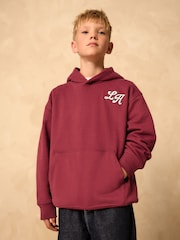 Wine Plain Jersey Hoodie (3-16yrs) - Image 1 of 1