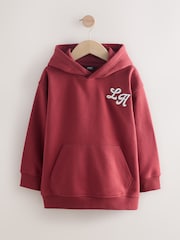 Wine Plain Jersey Hoodie (3-16yrs) - Image 5 of 8