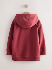 Wine Plain Jersey Hoodie (3-16yrs) - Image 6 of 8