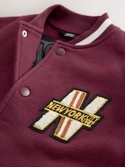 Berry Red Graphic Print Bomber Jacket (3-16yrs) - Image 10 of 11