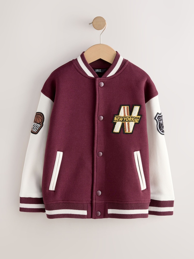Rojo baya - Chaqueta bomber con estampado gráfico (3-16 años) - Imagen 1 de 7